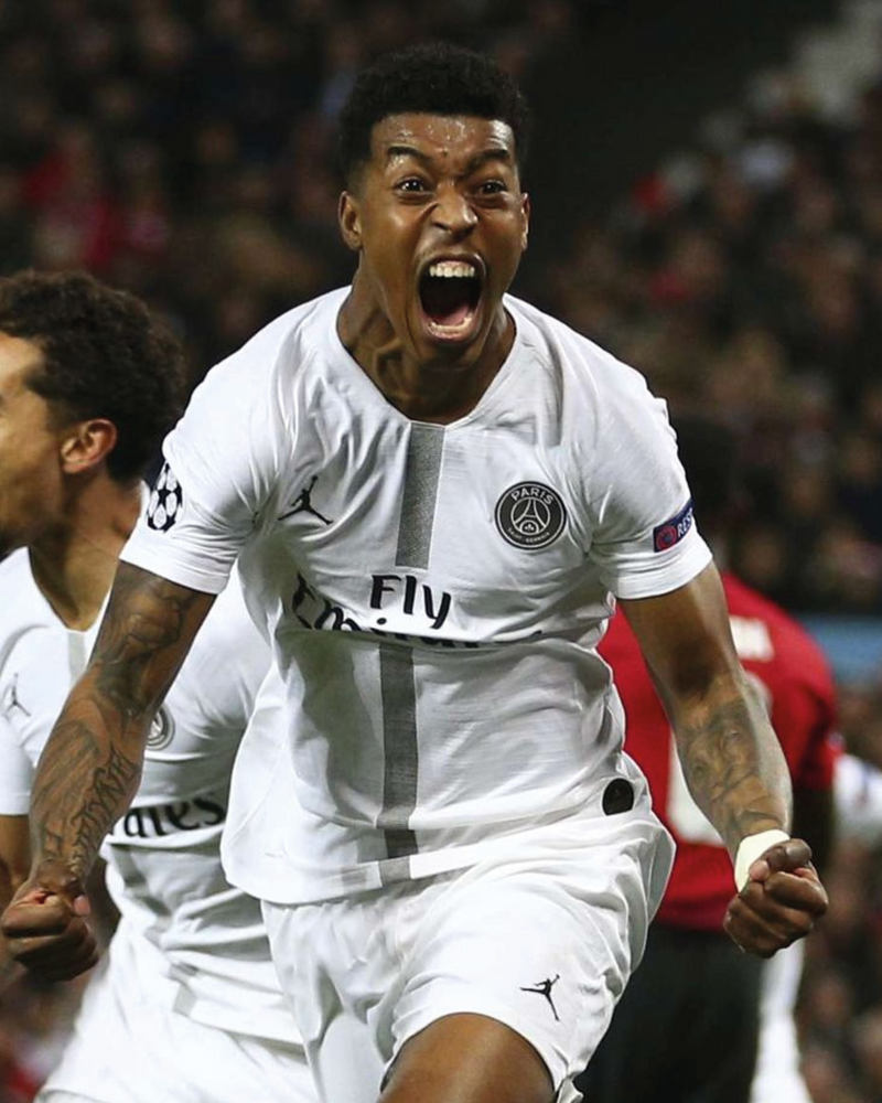 Chargez l&#39;image dans la visionneuse de la galerie, Flocage Nameset Paris UCL 2018-2019 HOME 3 KIMPEMBE
