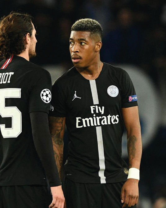 Flocage Nameset Paris UCL 2018-2019 AWAY 3 KIMPEMBE