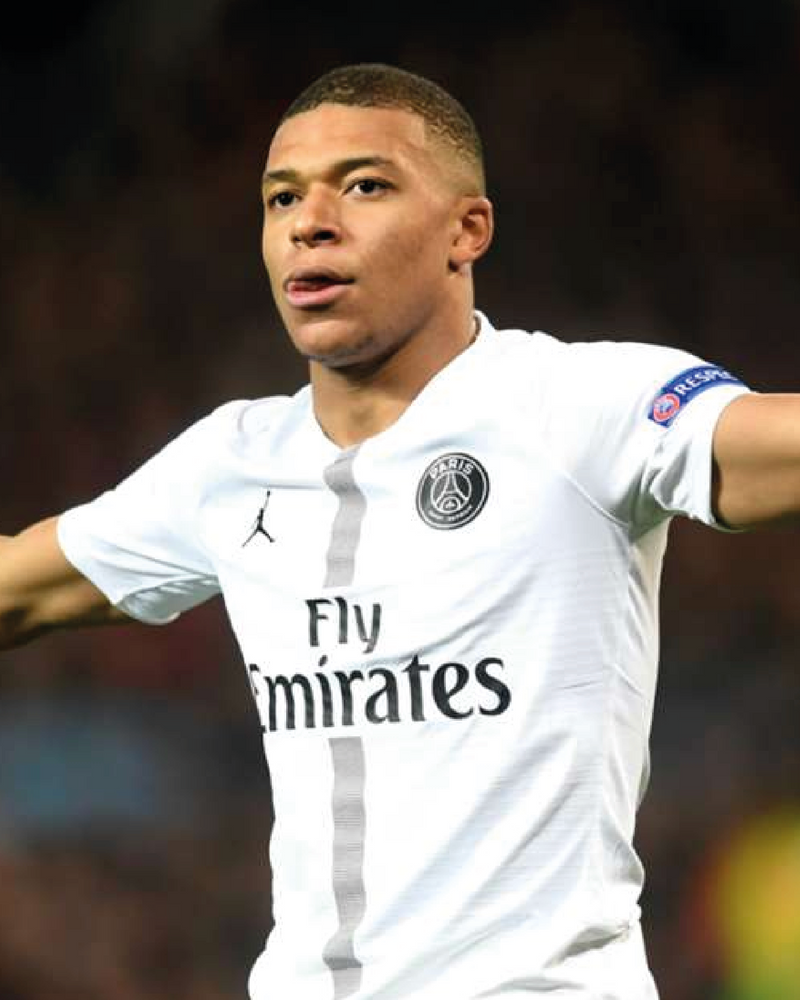 Chargez l&#39;image dans la visionneuse de la galerie, Flocage Nameset Paris UCL 2018-2019 HOME 7 MBAPPE
