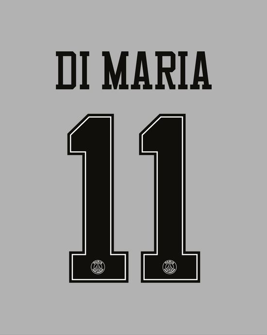 Flocage Nameset Paris UCL 2018-2019 HOME 11 DI MARIA