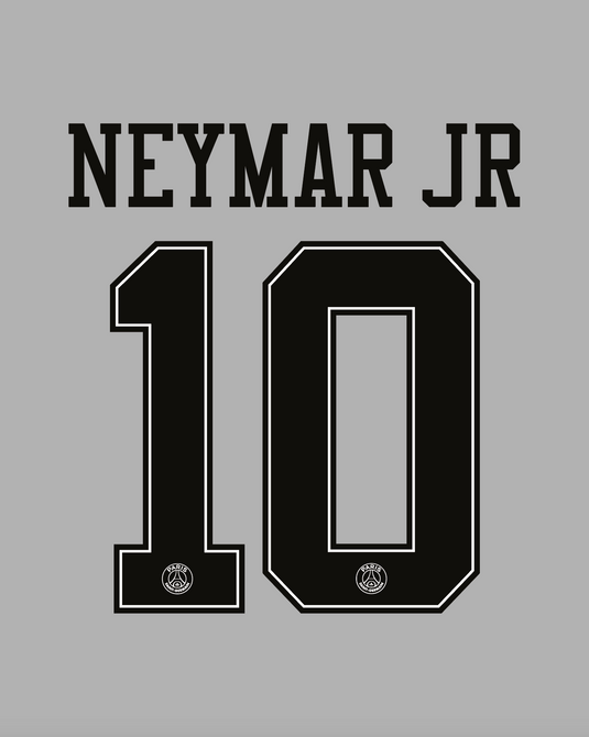 Flocage Nameset Paris UCL 2018-2019 HOME 10 NEYMAR JR