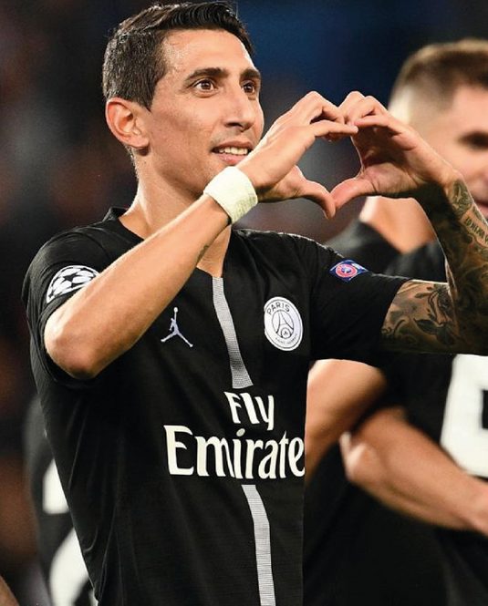 Flocage Nameset Paris UCL 2018-2019 AWAY 11 DI MARIA