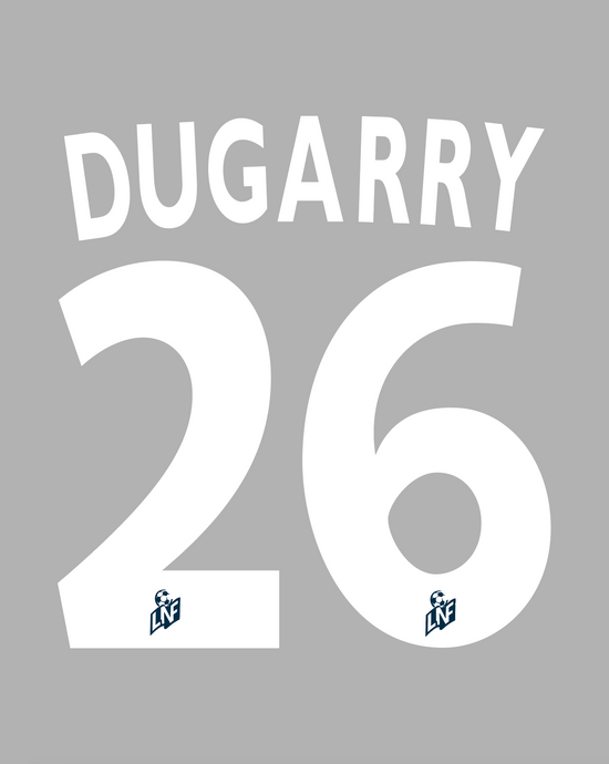 Flocage Nameset Bordeaux 1999-2000 HOME 26 DUGARRY