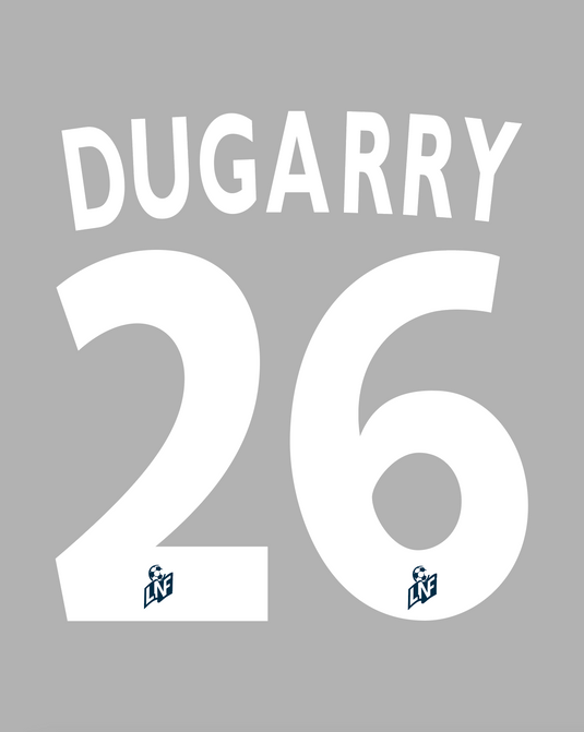 Flocage Nameset Bordeaux 1999-2000 HOME 26 DUGARRY