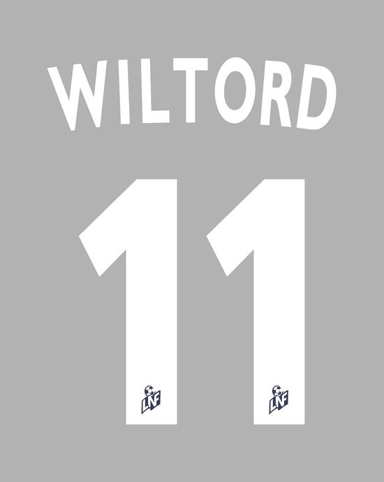 Flocage Nameset Bordeaux 1999-2000 HOME 11 WILTORD