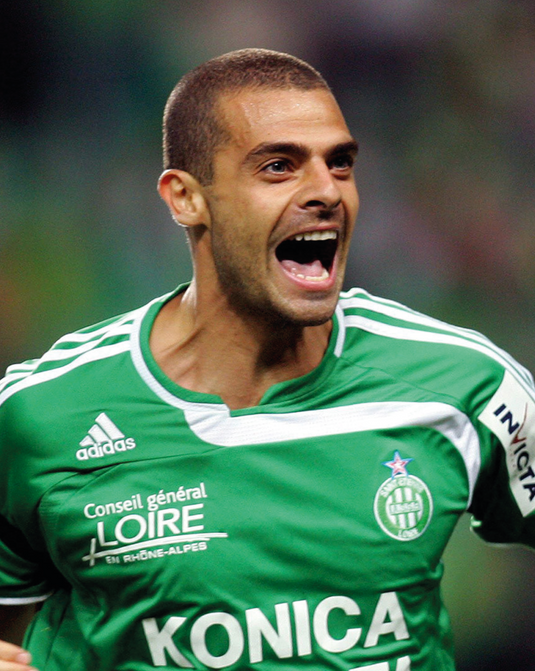 Flocage Nameset Saint-Etienne 2007-2008 HOME 8 ILAN