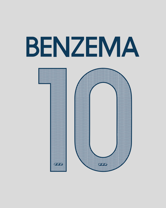 Flocage Nameset France 2011 AWAY 10 BENZEMA