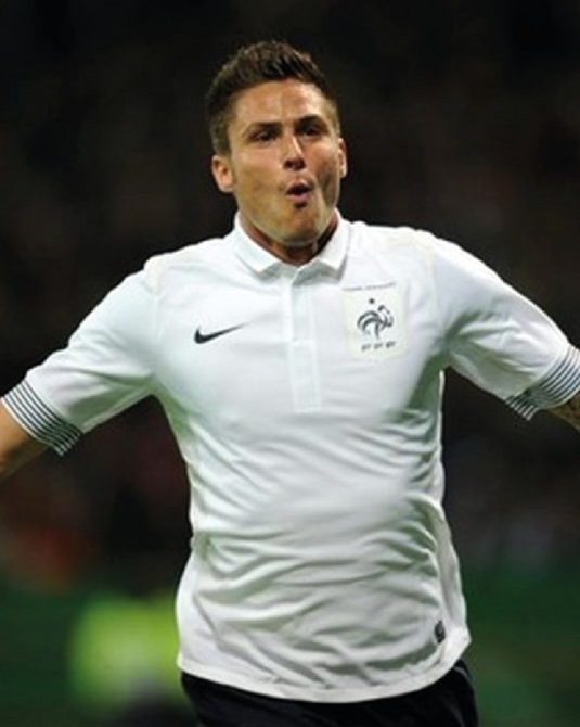 Flocage Nameset France 2012 AWAY 9 GIROUD