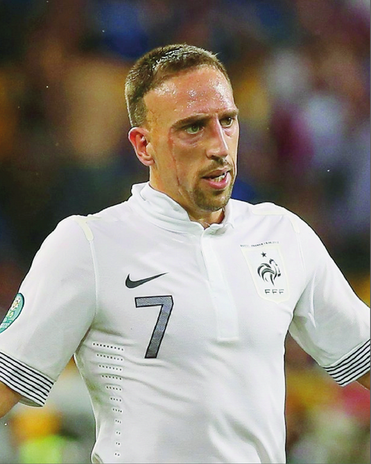 Flocage Nameset France 2012 AWAY 7 RIBERY