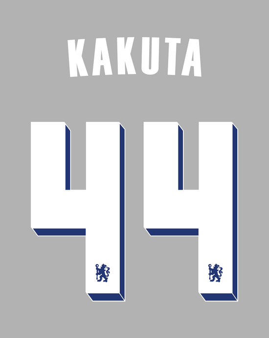 Flocage Nameset Chelsea 2010-2011 HOME 44 KAKUTA