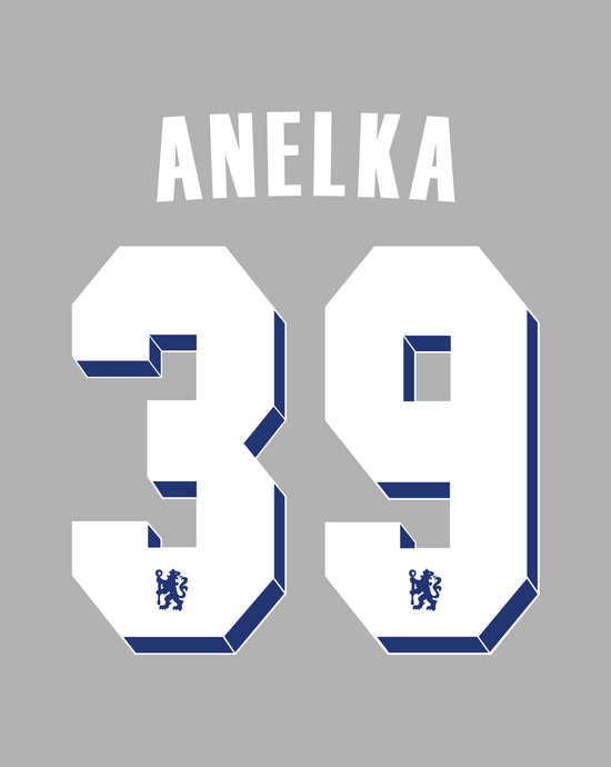Flocage Nameset Chelsea 2010-2011 HOME 39 ANELKA