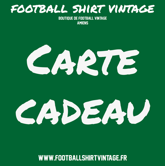 Carte cadeau Football Shirt Vintage