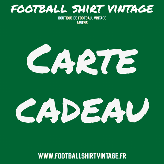 Carte cadeau Football Shirt Vintage