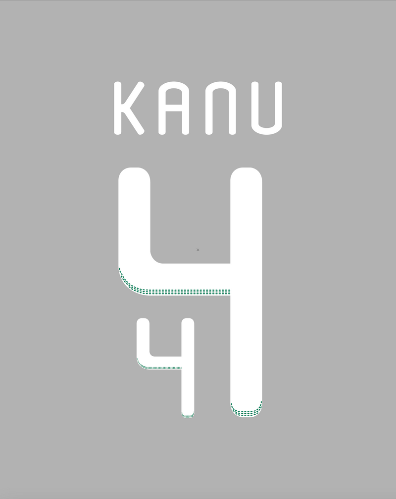 Chargez l'image dans la visionneuse de la galerie, Flocage Nameset Nigeria 2010 HOME 4 KANU
