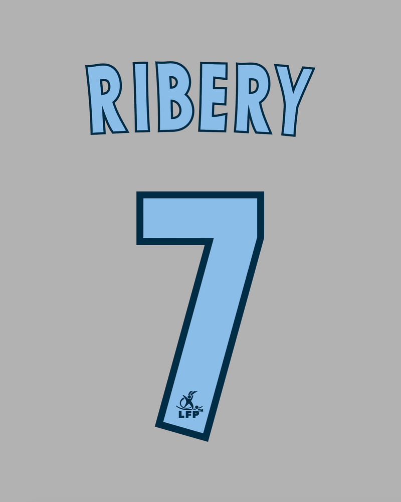 Chargez l'image dans la visionneuse de la galerie, Flocage Nameset Marseille 2005-2006 HOME 7 RIBERY
