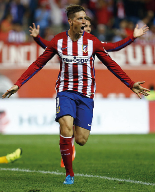Flocage Nameset Atletico Madrid 2015-2016 HOME 9 TORRES