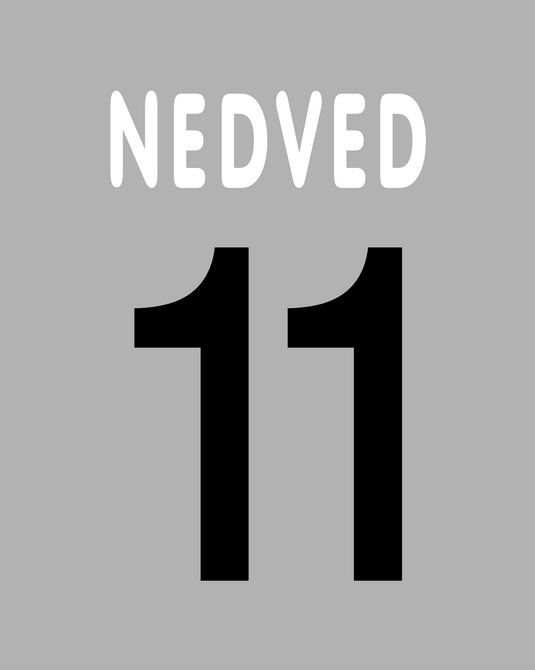 Flocage Nameset Juventus 2002-2003 HOME 11 NEDVED