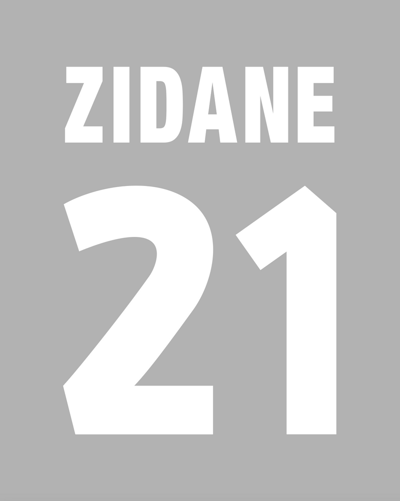 Chargez l'image dans la visionneuse de la galerie, Flocage Nameset Juventus 1999-2000 HOME 21 ZIDANE
