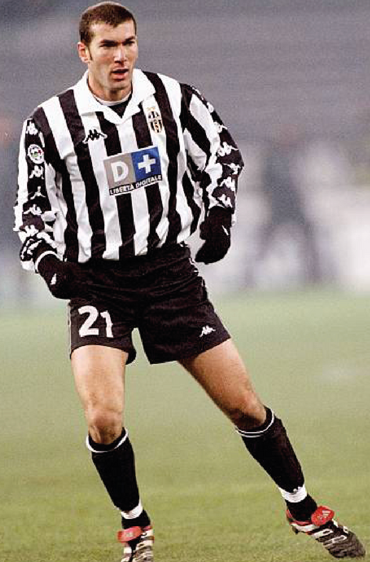 Flocage Nameset Juventus 1999-2000 HOME 21 ZIDANE