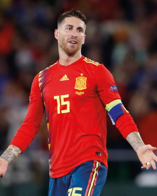 Flocage Nameset Espagne 2018 HOME 15 RAMOS