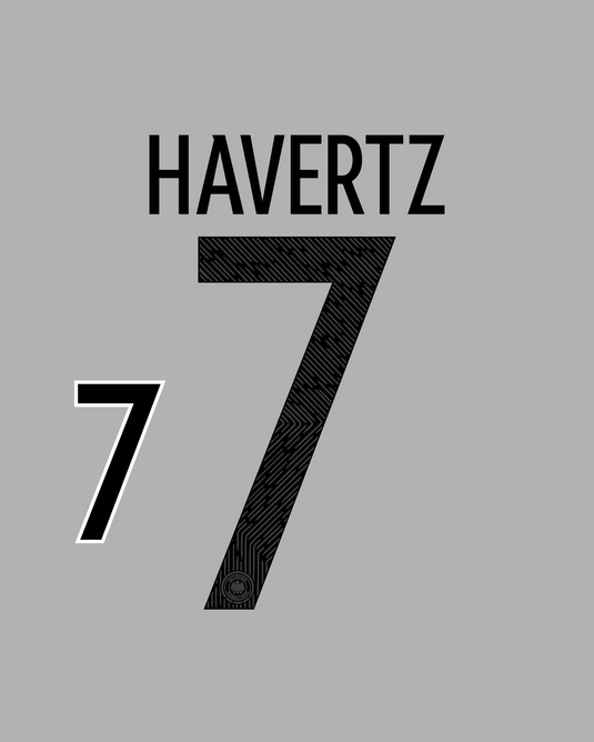 Flocage Nameset Allemagne 2020 HOME 7 HAVERTZ