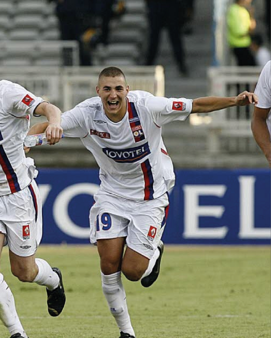 Flocage Nameset Lyon 2006-2007 HOME 19 BENZEMA
