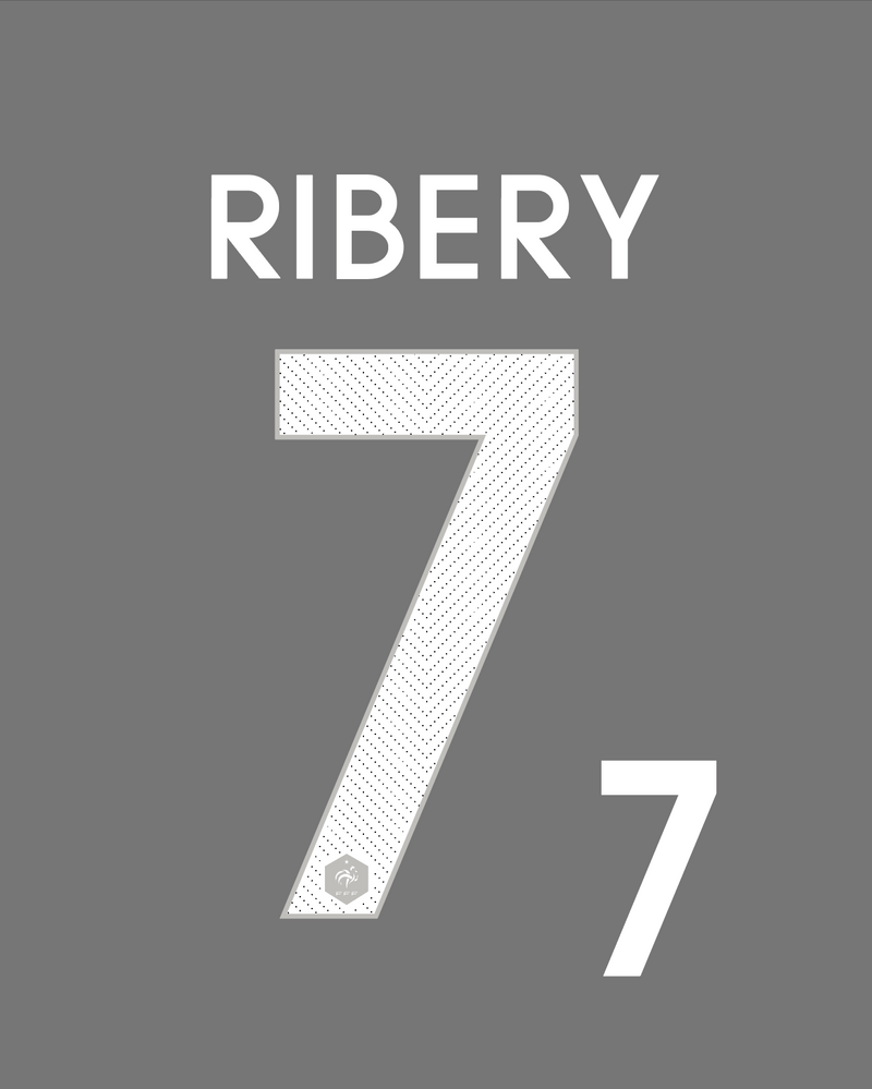 Chargez l'image dans la visionneuse de la galerie, Flocage Nameset France 2014 HOME 7 RIBERY
