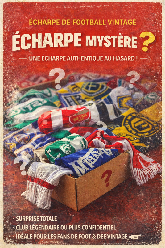 Écharpe de football vintage – Écharpe mystère