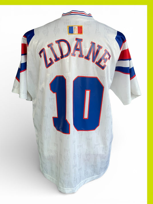Maillot collector Equipe de France #10 Zidane saison 1996 Maillot collector Equipe de France #10 Zidane saison 1996