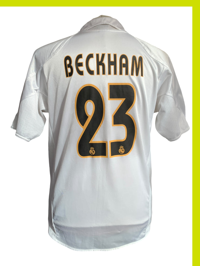 Chargez l'image dans la visionneuse de la galerie, Real Madrid 2004-2005 HOME 23 BECKHAM
