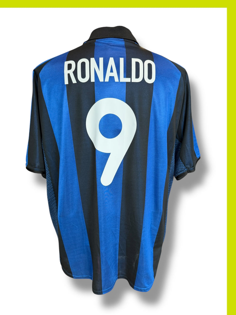 Chargez l&#39;image dans la visionneuse de la galerie, Inter Milan 2001-2002 HOME 9 RONALDO
