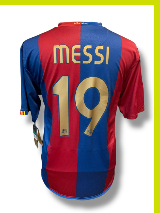 Maillot FC Barcelone Lionel Messi 19 Retro 2006 2007 Domicile Homme MC Maillot FC Barcelone Lionel Messi 19 Retro 2006 2007 Domicile Homme MC
