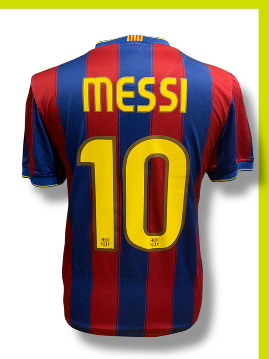 Maillot football vintage FC Barcelone #3 Piqué domicile saison 2009-2010 Maillot football vintage FC Barcelone #3 Piqué domicile saison 2009-2010