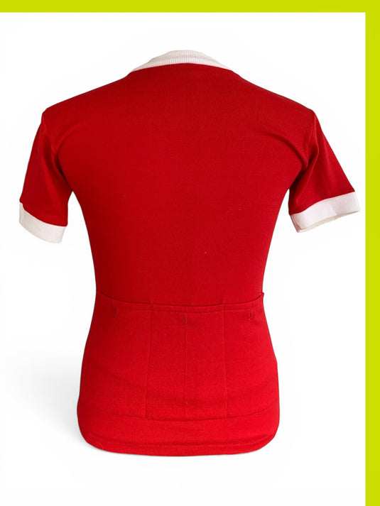 Cyclisme Le Coq Sportif 1980s Rouge