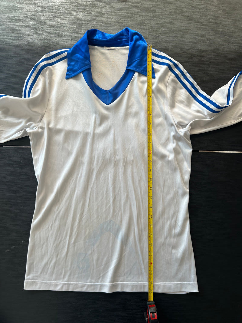 Chargez l'image dans la visionneuse de la galerie, Template Adidas Ventex Blanc à bandes bleues 2

