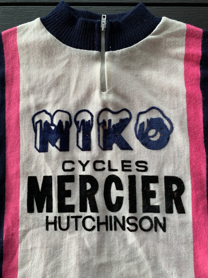 Maillot Cycliste Vintage Mercier Hutchinson Manches Longues