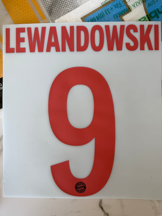 Flocage nameset officiel Bayern Munich 2019-2020 THIRD
