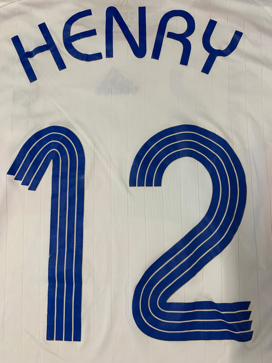 Maillot Domicile France 2006/07 – Thierry Henry #12, Bleu Homme Taille M