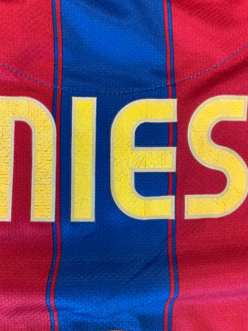 Chargez l'image dans la visionneuse de la galerie, Barcelone 2009-2010 HOME 8 A.INIESTA (XL)
