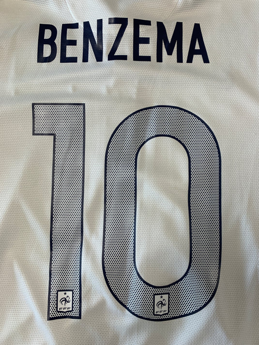 Maillot domicile Vintage Équipe de France #10 Benzema Saison 2012-2013 Maillot domicile Vintage Équipe de France #10 Benzema Saison 2012-2013