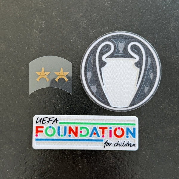 Pack Patch + 2 étoiles UCL Champions 2026 Paris PSG - Monblason