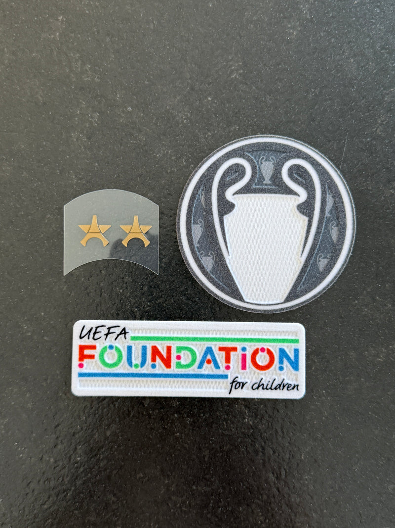 Chargez l'image dans la visionneuse de la galerie, Pack Patch + 2 étoiles UCL Champions 2026 Paris PSG - Monblason
