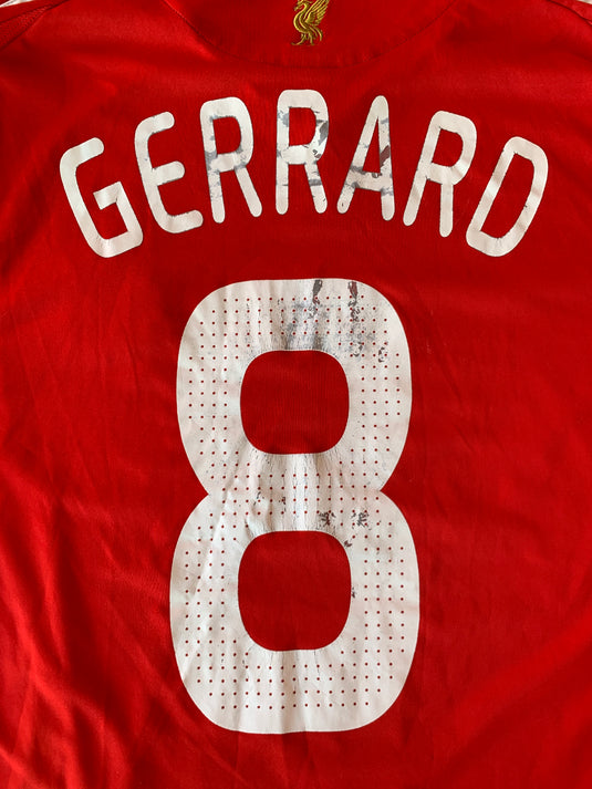 Liverpool 2008-2009 HOME 8 GERRARD (L)