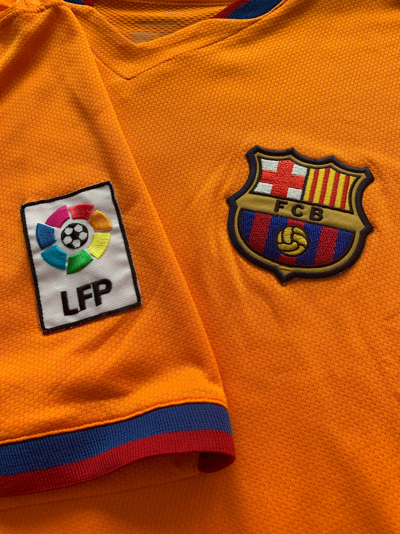 Chargez l'image dans la visionneuse de la galerie, Barcelone 2007-2008 AWAY 19 MESSI (XXL)
