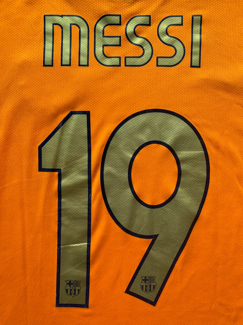 Chargez l'image dans la visionneuse de la galerie, Barcelone 2007-2008 AWAY 19 MESSI (XXL)
