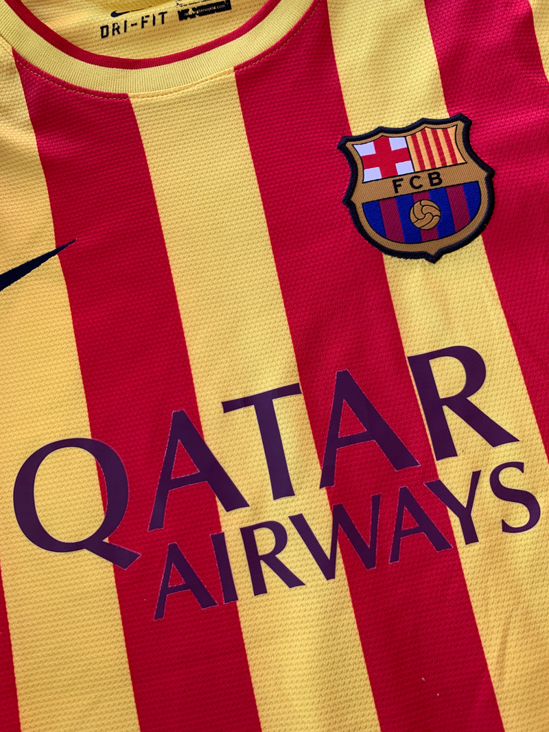 Chargez l'image dans la visionneuse de la galerie, Barcelone 2013-2014 AWAY 10 MESSI (XL)
