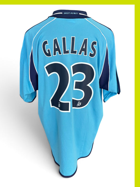 Marseille 2000-2001 AWAY 23 GALLAS (XL)