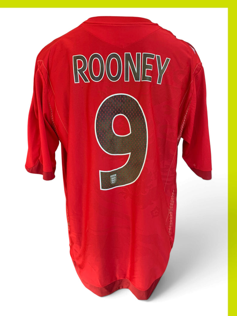 Chargez l'image dans la visionneuse de la galerie, Angleterre 2006 AWAY 9 ROONEY (XL)
