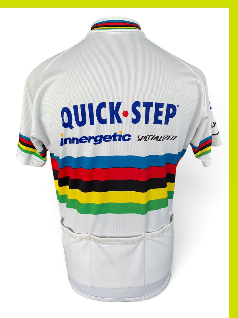Chargez l'image dans la visionneuse de la galerie, Cyclisme Quick Step 2006 champion du monde  (XL)
