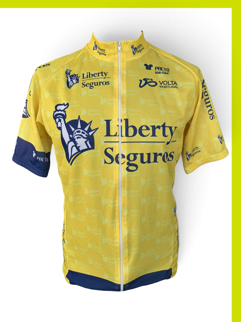 Chargez l'image dans la visionneuse de la galerie, Cyclisme Liberty Seguros 2004 maillot jaune  (XL)
